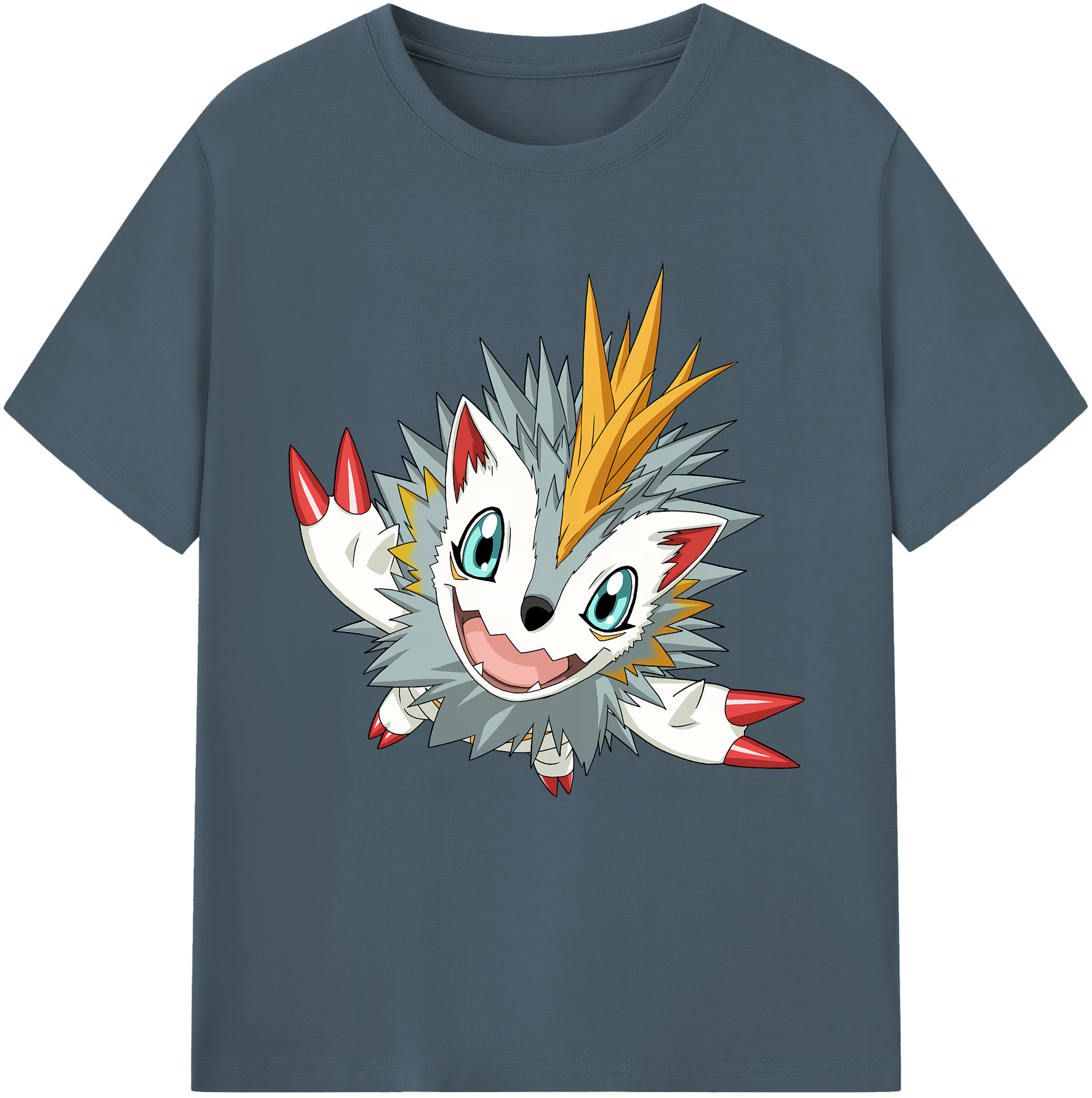 （画像用） Digimon デジタルモンスター/デジモン 綿100％半袖Tシャツ（フロントプリント）